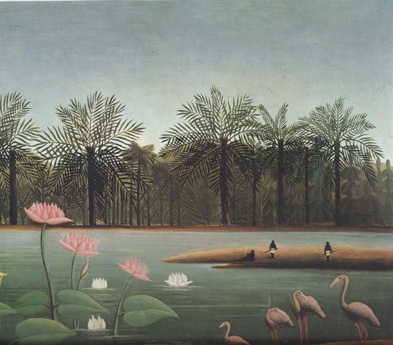 Henri Rousseau The Flamingos